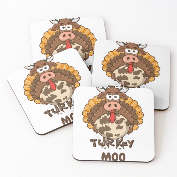 Item preview, Turkey Moo Funny Cow Thanksgiving designed and sold by Creativedsigna.
