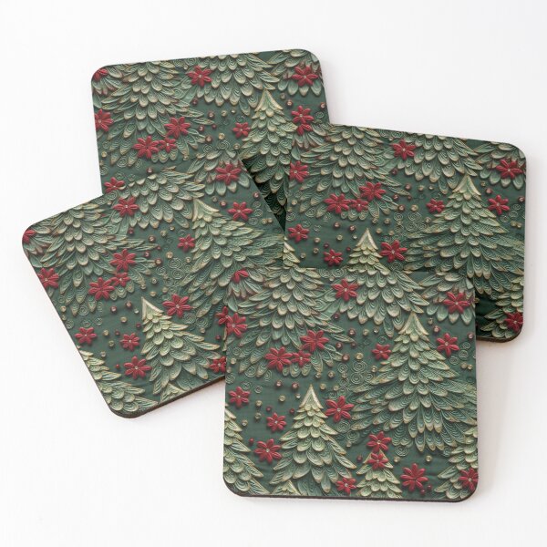 Item preview, Christmas Xmas Fake Embroidery 3D Effect Pattern No 2 designed and sold by Atomura.
