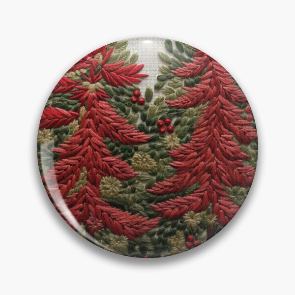 Item preview, Christmas Xmas Fake Embroidery 3D Effect Pattern No 3 designed and sold by Atomura.