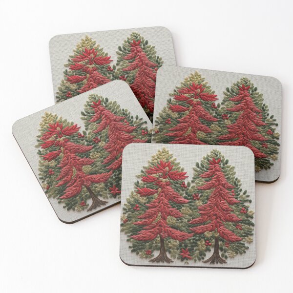 Item preview, Christmas Xmas Fake Embroidery 3D Effect Pattern No 3 designed and sold by Atomura.
