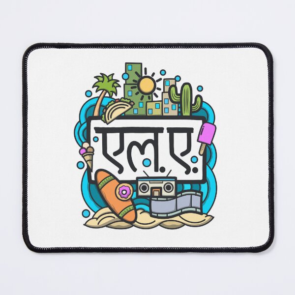 Item preview, Los Angeles Hindi Color Doodle designed and sold by NomadicQuest.