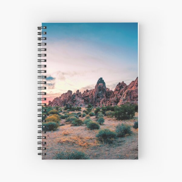 Indian Cove at Sunset Spiral Notebook