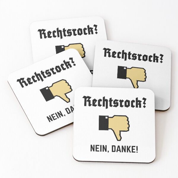 Item preview, Right-wing rock? No thanks! (Against Right / P / 3C) designed and sold by MrFaulbaum.