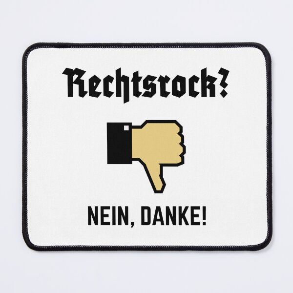 Item preview, Right-wing rock? No thanks! (Against Right / P / 3C) designed and sold by MrFaulbaum.