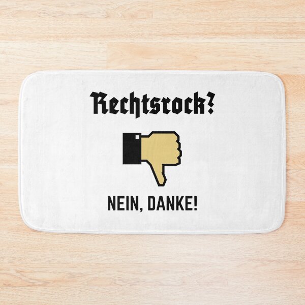 Item preview, Right-wing rock? No thanks! (Against Right / P / 3C) designed and sold by MrFaulbaum.