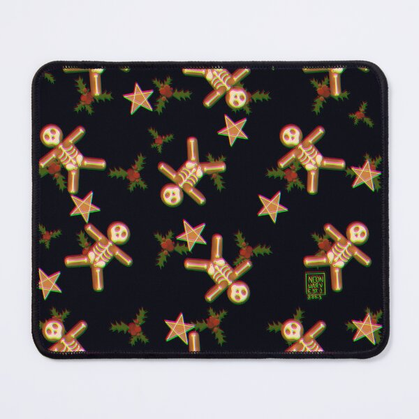 Item preview, Merry Hexmas - Skeleton Gingerbread in Retro 3D designed and sold by Neon-Harvest.