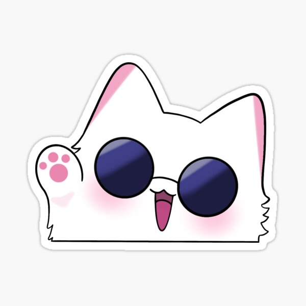 Aperçu de l'œuvre Gojo Chat Peeker créée et vendue par sleepytofuwu.
