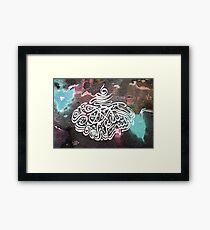Bismillah Water colour Framed Print