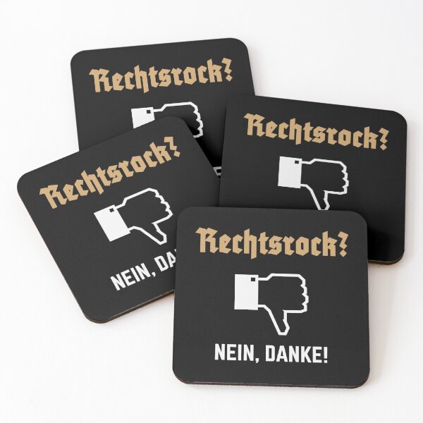 Item preview, Right-wing rock? No thanks! (Against Right / N / 2C) designed and sold by MrFaulbaum.