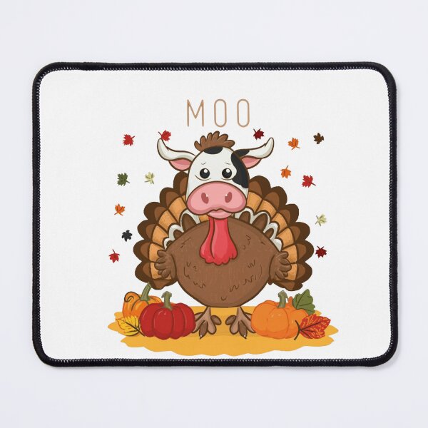 Item preview, Turkey Moo Funny Cow Thanksgiving designed and sold by Creativedsigna.