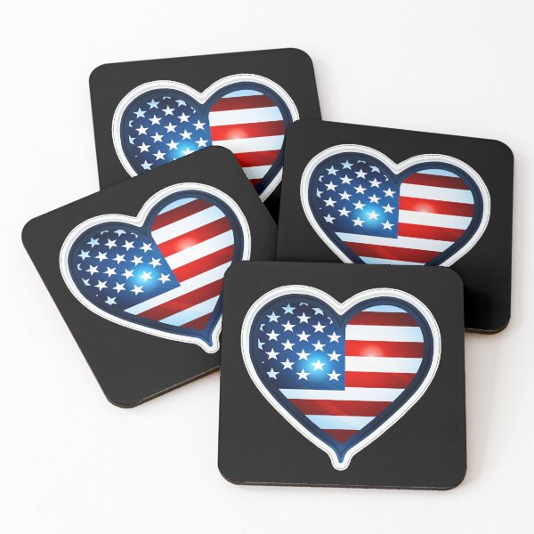 Item preview, American Pride Hearts designed and sold by Master-Print.