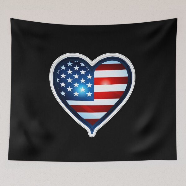 Item preview, American Pride Hearts designed and sold by Master-Print.