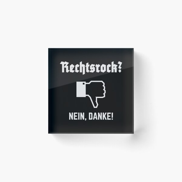 Item preview, Right-wing rock? No thanks! (Against Right / N / 1C) designed and sold by MrFaulbaum.