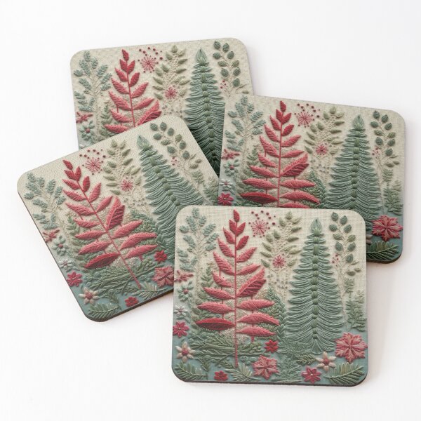 Item preview, Christmas Xmas Fake Embroidery 3D Effect Pattern No 6 designed and sold by Atomura.