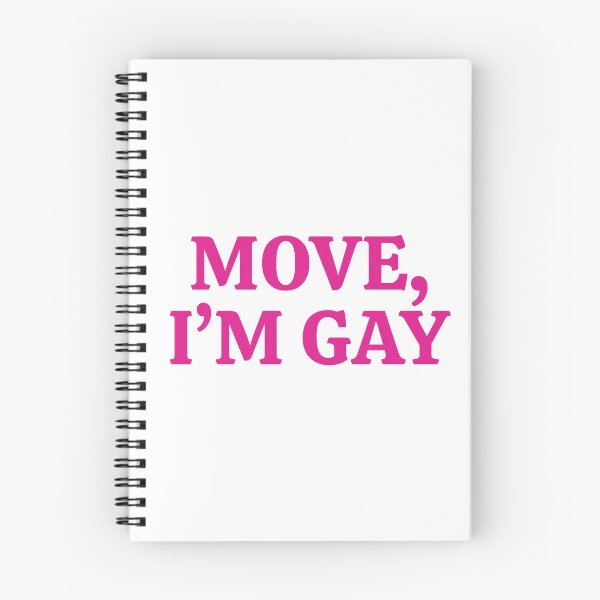 Item preview, "MOVE I'M GAY" Bold Confident Pride Statement Design designed and sold by KikiValley.