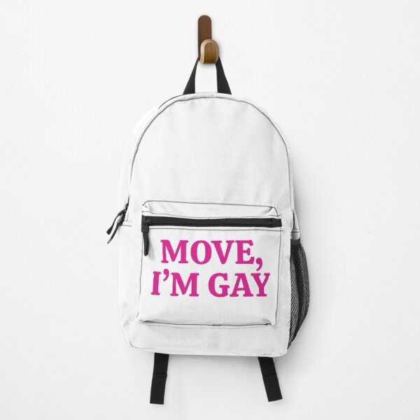 Item preview, "MOVE I'M GAY" Bold Confident Pride Statement Design designed and sold by KikiValley.