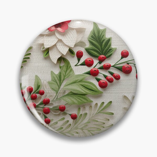 Item preview, Christmas Xmas Fake Embroidery 3D Effect Pattern No 10 designed and sold by Atomura.