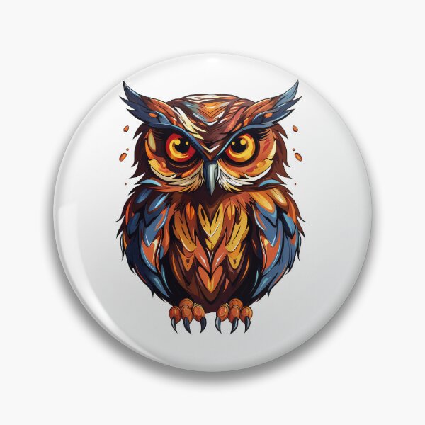 Item preview, Cute owl mottled designed and sold by Lobory.