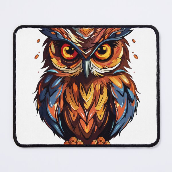 Item preview, Cute owl mottled designed and sold by Lobory.