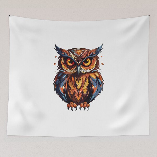 Item preview, Cute owl mottled designed and sold by Lobory.