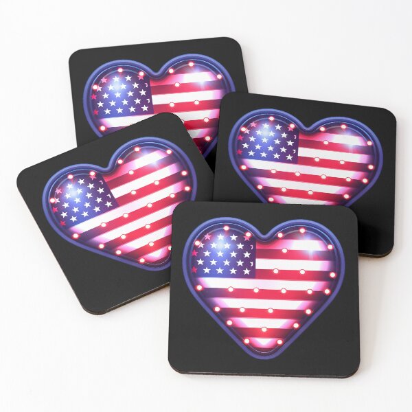 Item preview, USA Symbolic Hearts designed and sold by Master-Print.