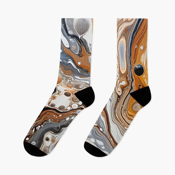 Item preview, Monochrome with Autumn Hues Abstract designed and sold by VectorPlace.
