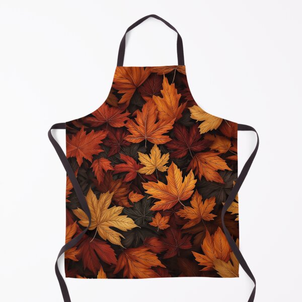 Artikelvorschau, Blattmuster, Herbstfarben entworfen und verkauft von purelypatterns.