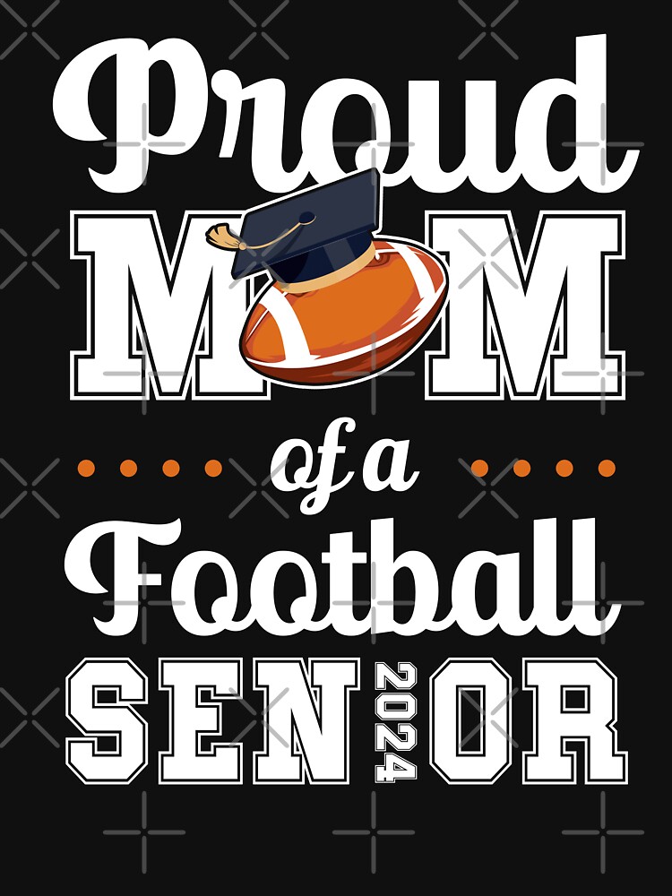 Discover Proud Mom of a Football Senior 2024  Active T-Shirt