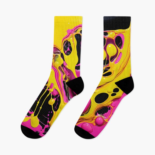 Item preview, Acidic Neon Splatter Abstract Art designed and sold by VectorPlace.