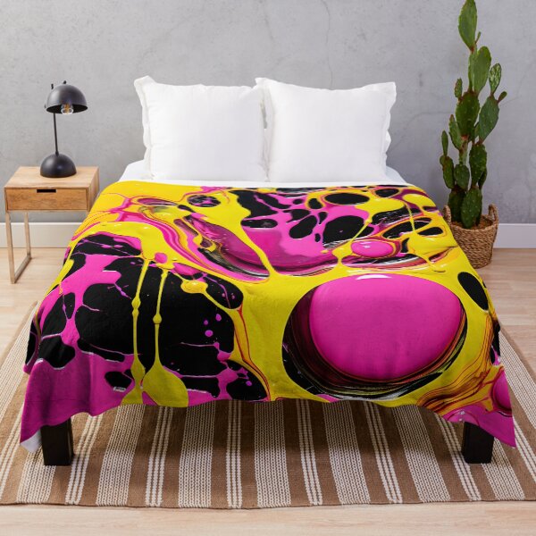 Item preview, Acidic Neon Splatter Abstract Art designed and sold by VectorPlace.