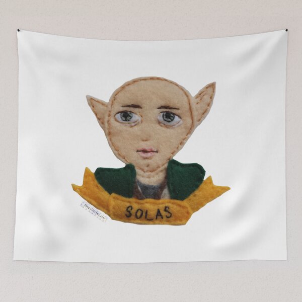 Artikelvorschau, Dragon Age Inquisition Chibi Solas Filzstickerei entworfen und verkauft von katydubu.