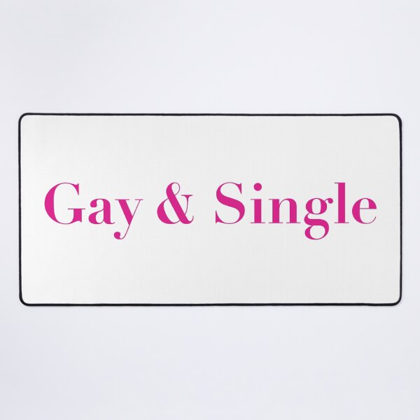 Item preview, Proudly "Gay & Single" Statement designed and sold by KikiValley.