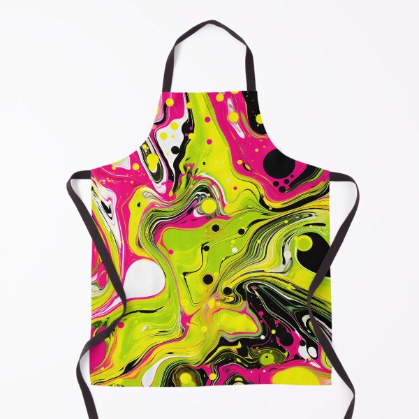 Item preview, Lime Green and Magenta Flow Art designed and sold by VectorPlace.