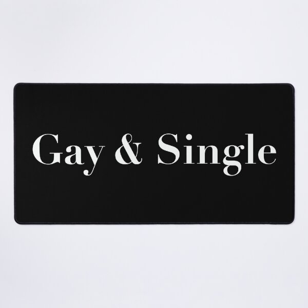 Item preview, Proudly "Gay & Single" Statement designed and sold by KikiValley.