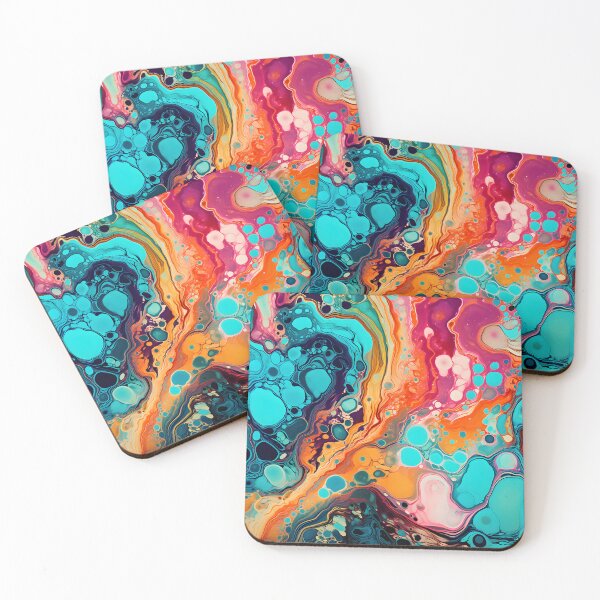 Item preview, Aquatic Color Fusion Abstract designed and sold by VectorPlace.