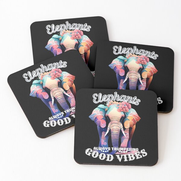 Item preview, Elephants: Always Trumpeting Good Vibes designed and sold by ElephantVibes.