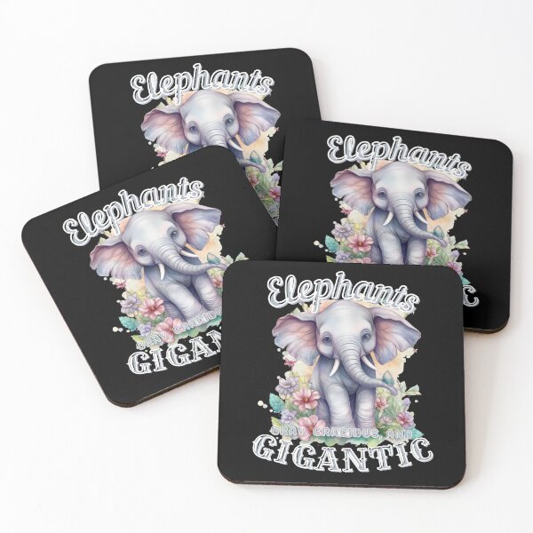 Item preview, Elephants: Gray, Gracious, and Gigantic designed and sold by ElephantVibes.