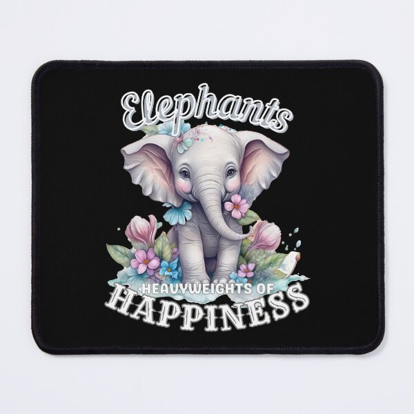 Item preview, Elephants: Heavyweights of Happiness designed and sold by ElephantVibes.