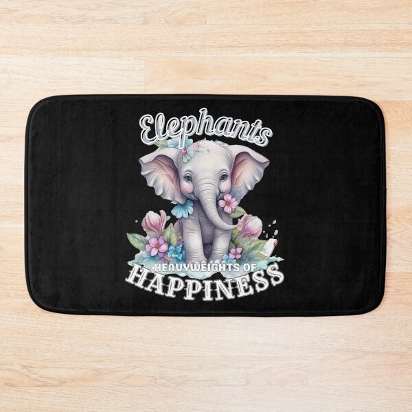 Item preview, Elephants: Heavyweights of Happiness designed and sold by ElephantVibes.