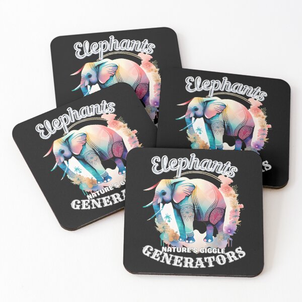 Item preview, Elephants: Nature's Giggle Generators designed and sold by ElephantVibes.