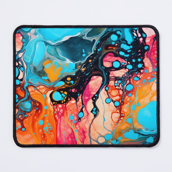 Item preview, Vibrant Turquoise and Coral Abstract designed and sold by VectorPlace.