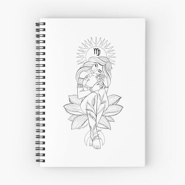 Item preview, virgo astrology Mother Earth  designed and sold by infracuortattoo.