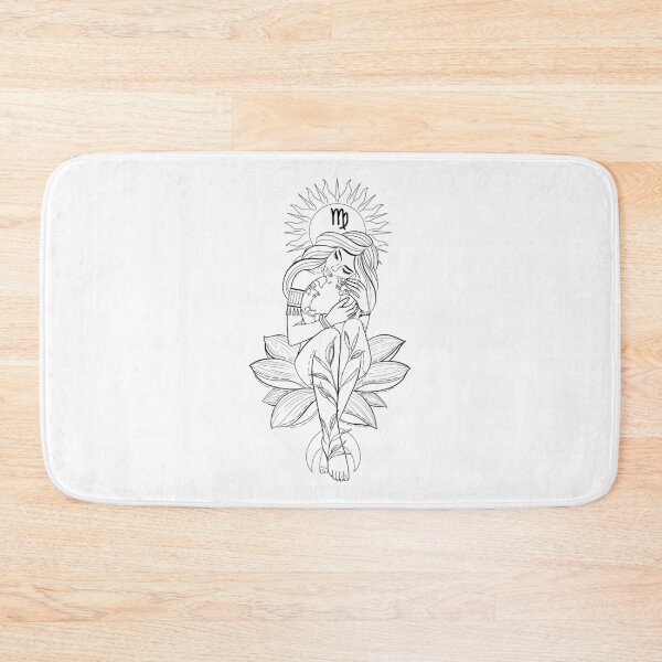 Item preview, virgo astrology Mother Earth  designed and sold by infracuortattoo.