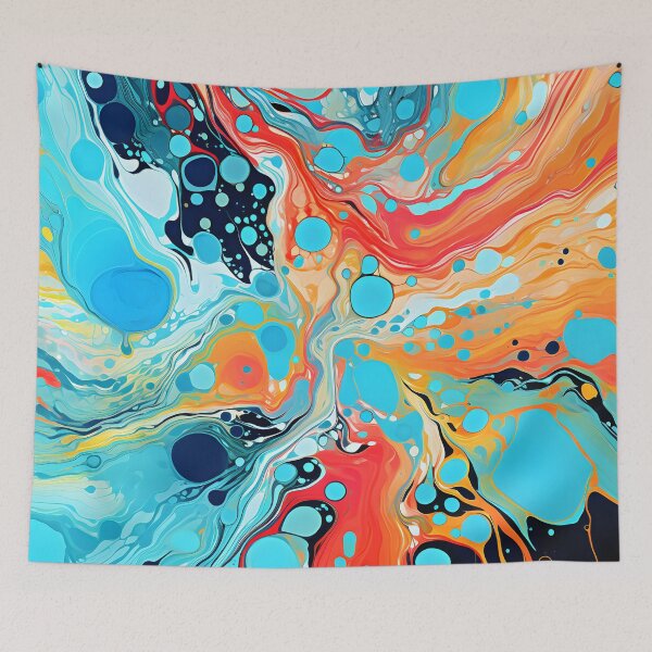 Item preview, Coral Reef Color Eruption Abstract designed and sold by VectorPlace.