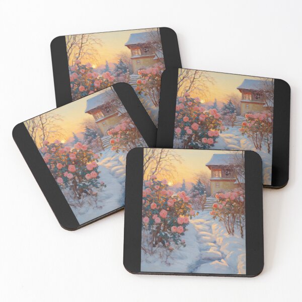 Item preview, Rose Bushes Under The Snow" designed and sold by Timothystore-.