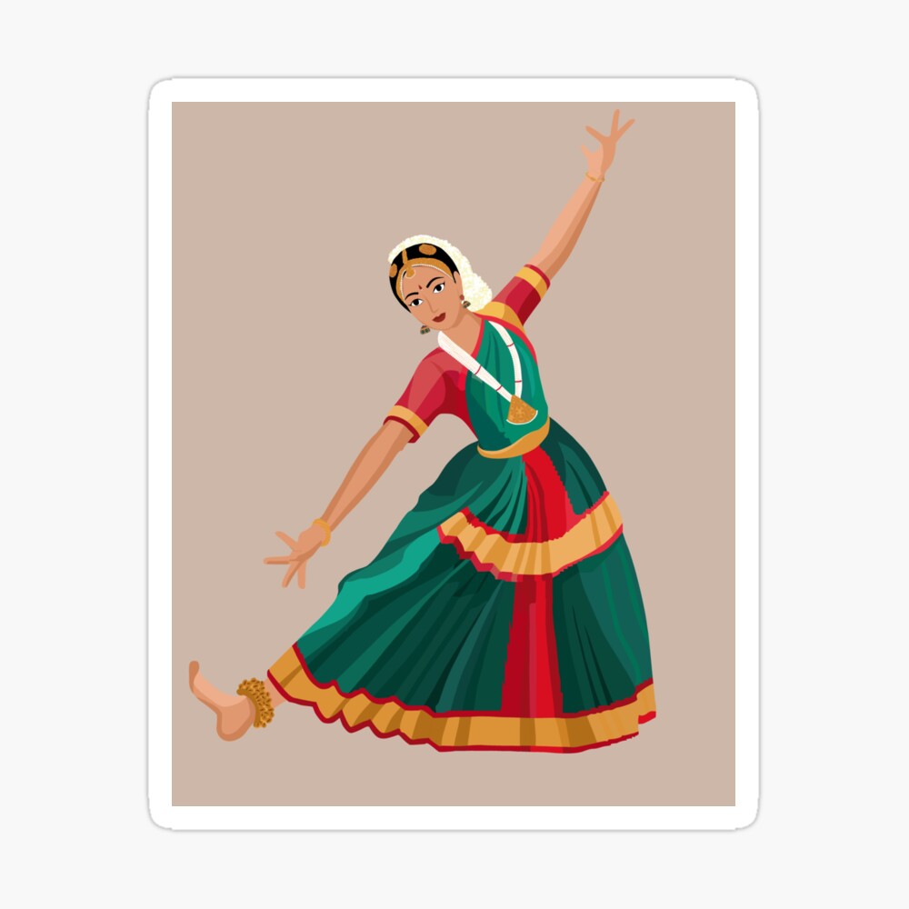 100+ Bharatanatyam Dancing Stock Illustrations, Royalty-Free Vector  Graphics & Clip Art - iStock | India dance, Mango juice, Diwali