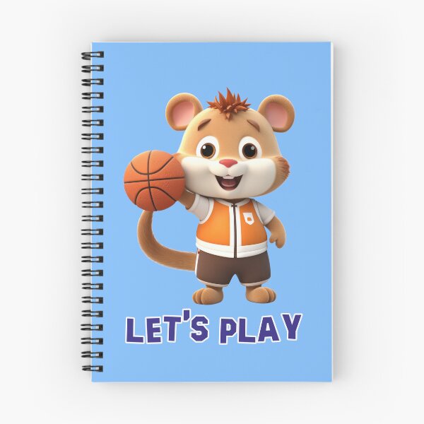 Item preview, Let's play, kawaii dog plays basketball designed and sold by Mauswohn.