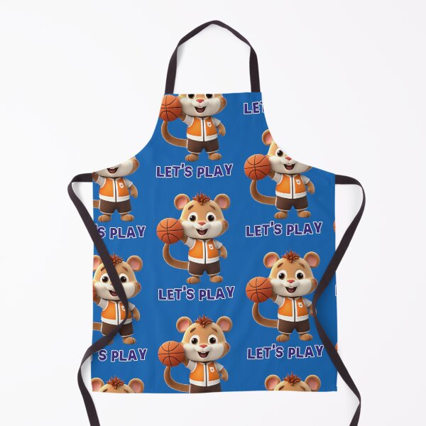 Item preview, Let's play, kawaii dog plays basketball designed and sold by Mauswohn.