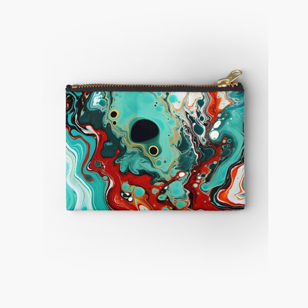 Item preview, Teal and Crimson Fluid Color Mix designed and sold by VectorPlace.