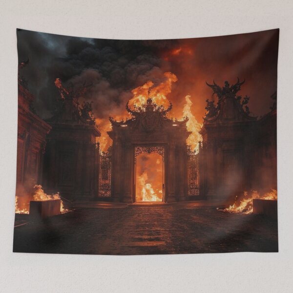 Item preview, The Fiery Gates of Hell - 1 designed and sold by nyathiwa.